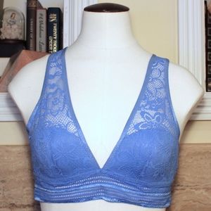 Aerie Blue Lace Bralette